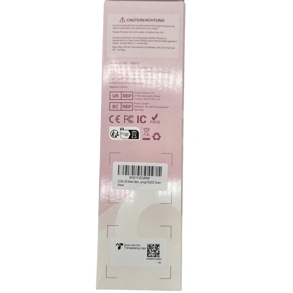 Coslus Oral Irrigator Cordless BPA-Free 300ml Water Tank Lg Battery Mint Green - Picture 2 of 7